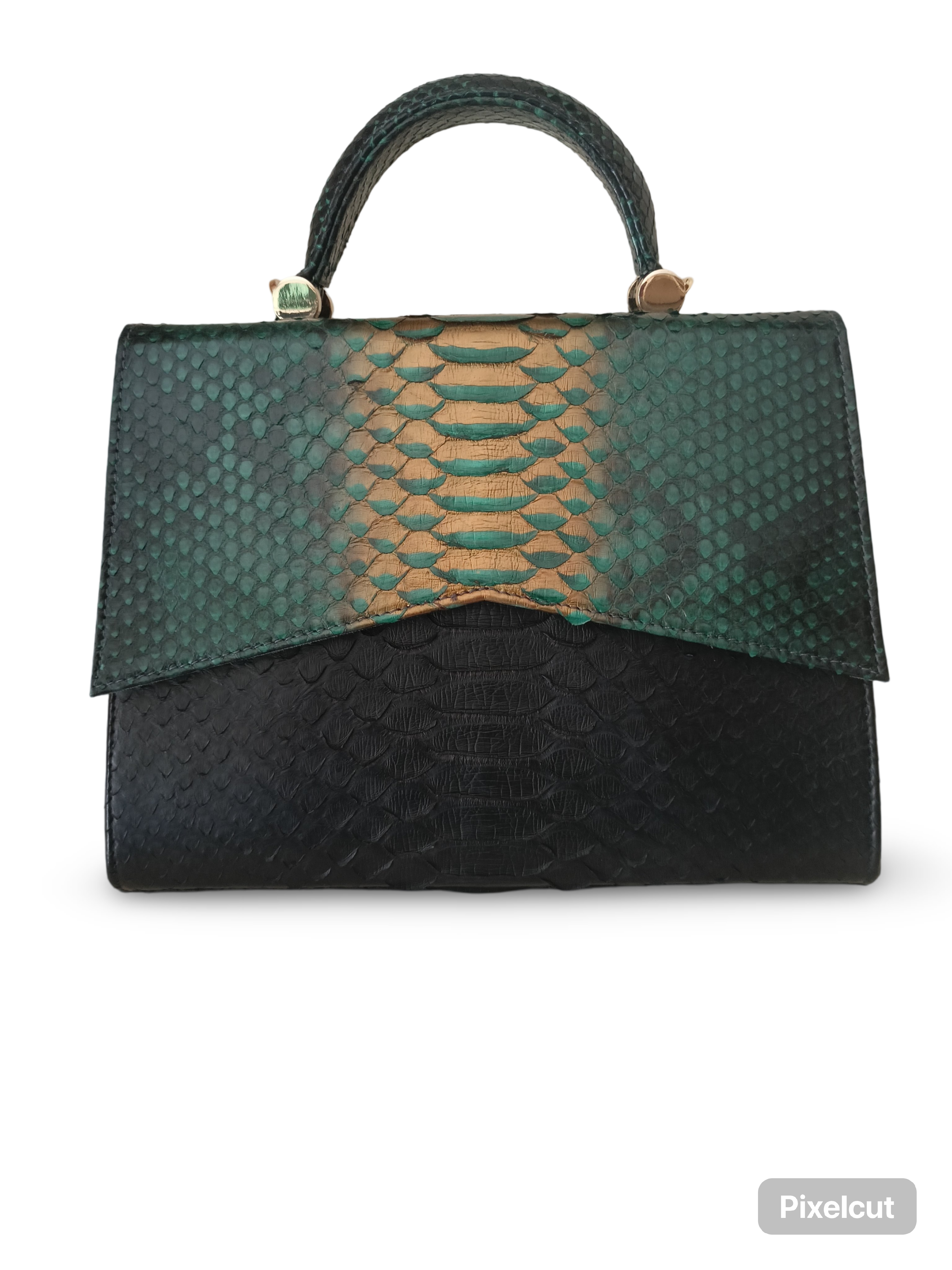 Handmade Snake Skin Women's Top Handle - Image 5