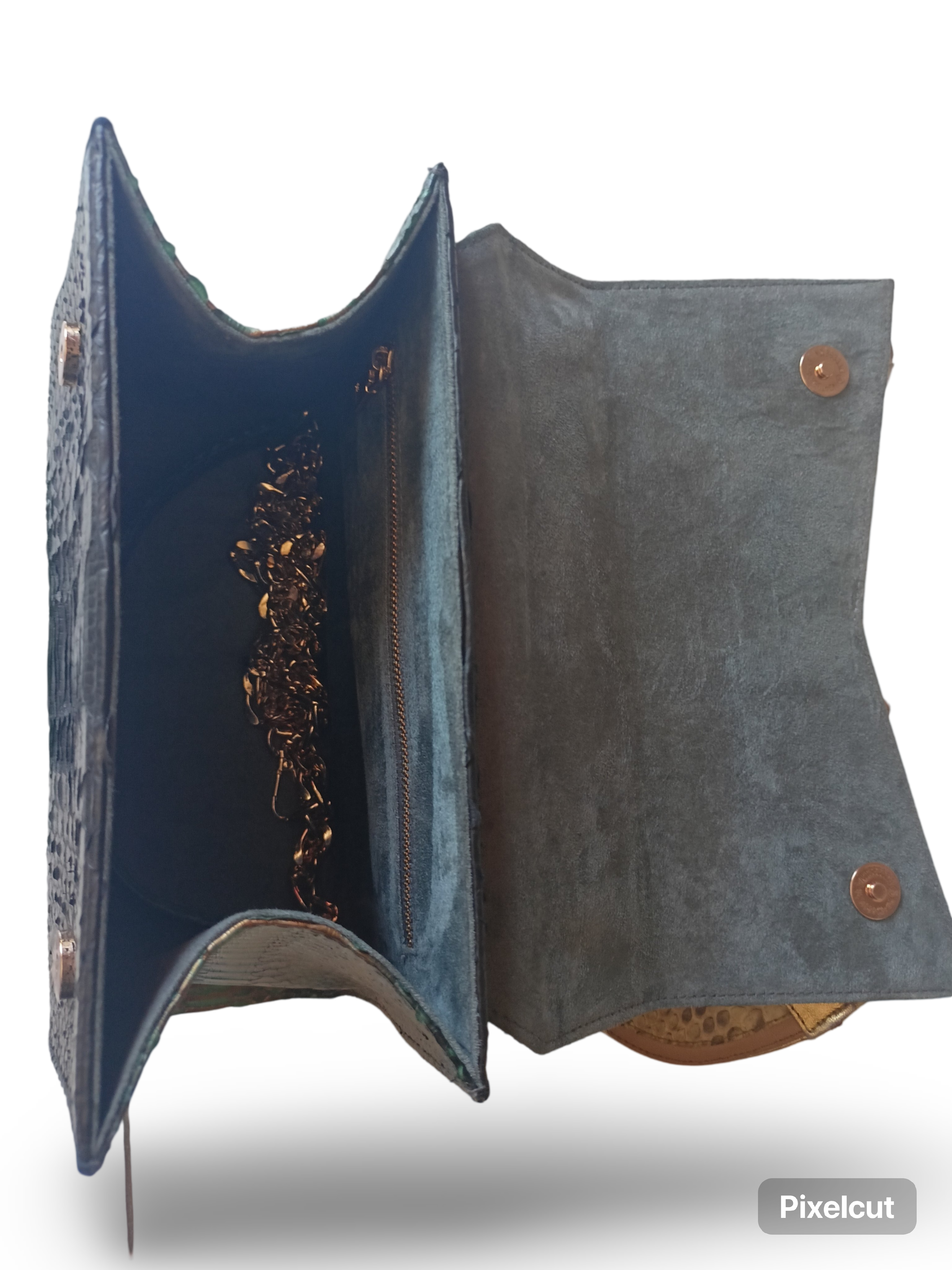 Handmade Snake Skin Women's Top Handle - Image 6