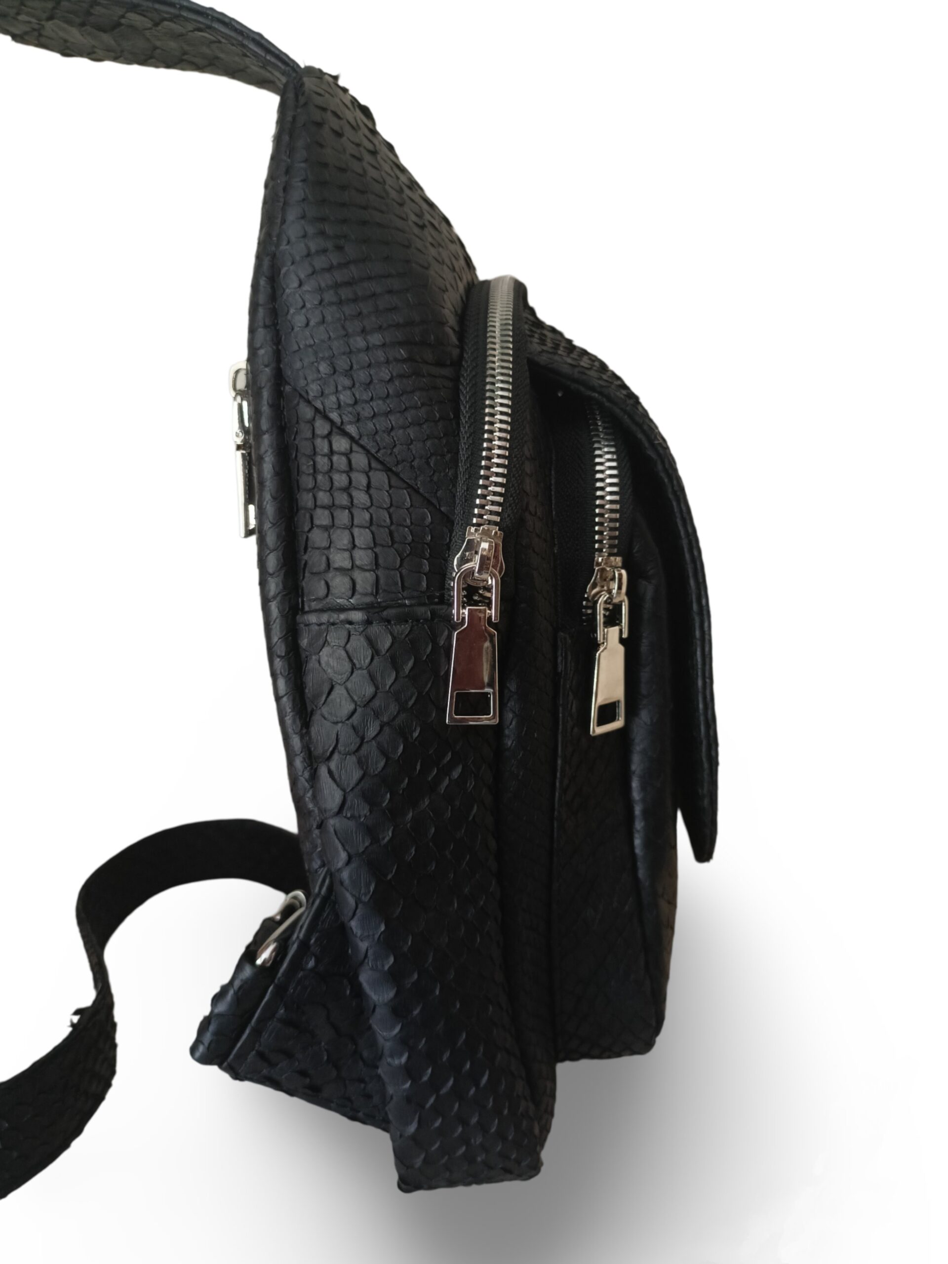 Handmade Snake Skin Crosbody Bag Sling Bag - Image 3