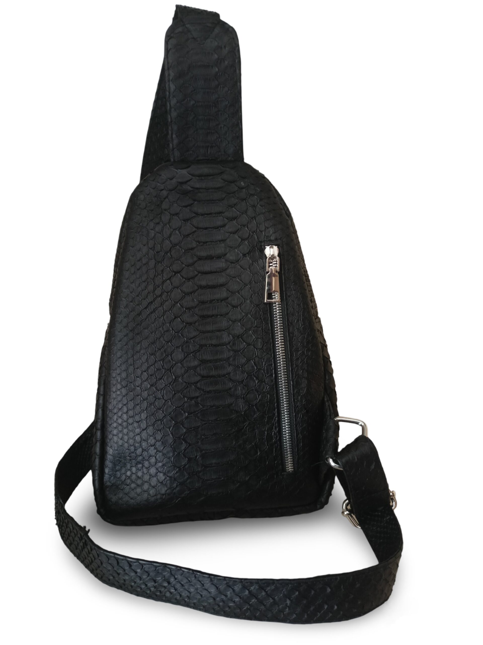 Handmade Snake Skin Crosbody Bag Sling Bag - Image 2