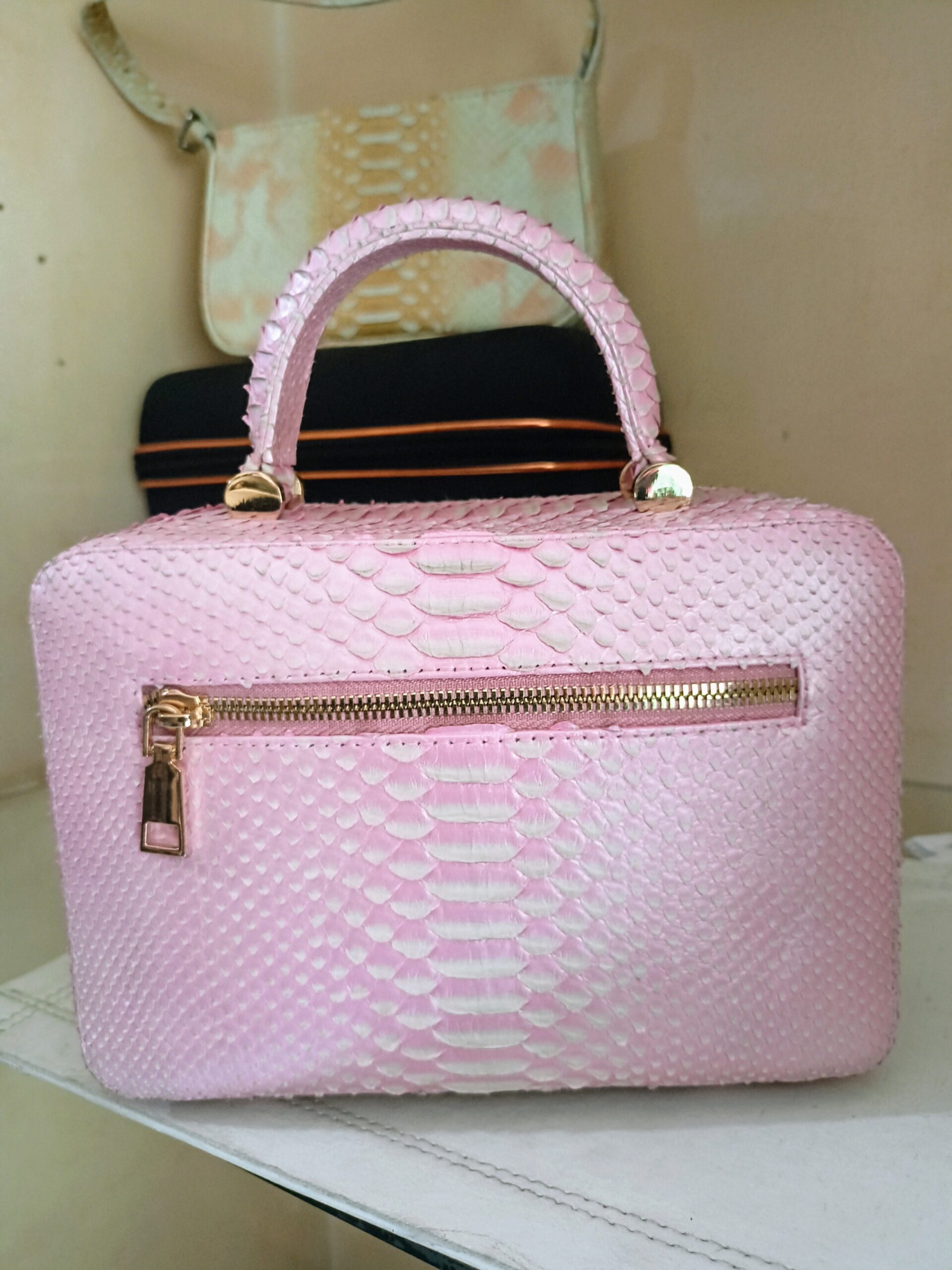 Handmade Snake Skin Women's handbag - Image 2