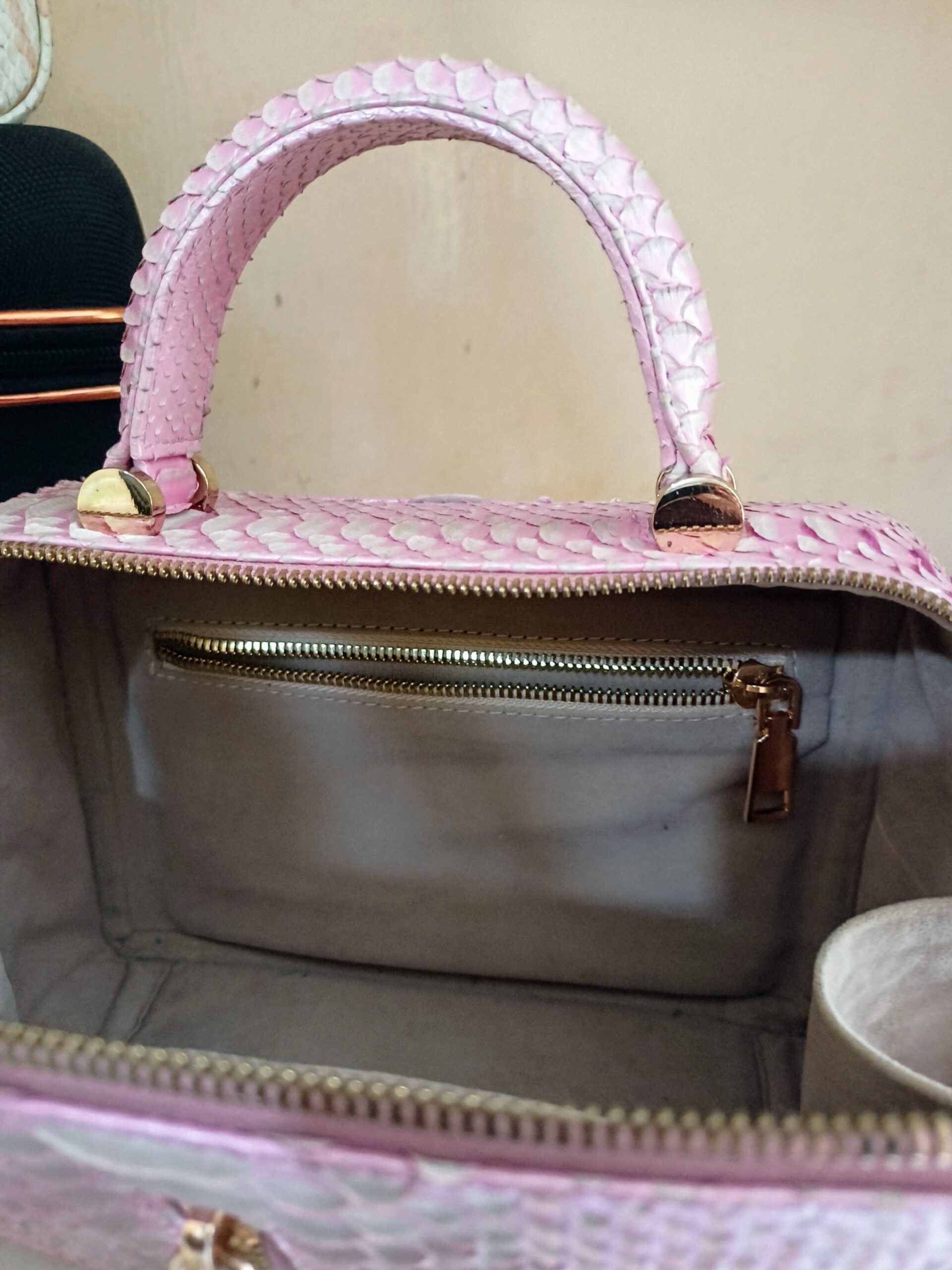 Handmade Snake Skin Women's handbag - Image 4