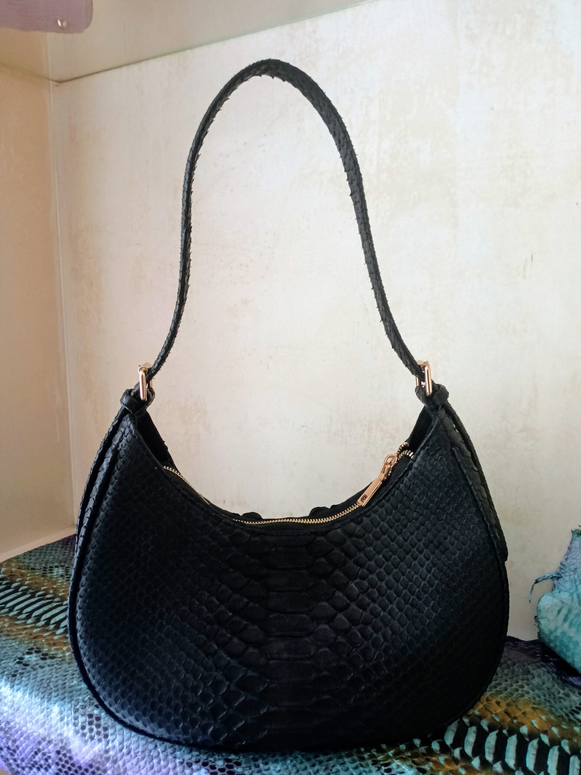 Handmade Snake Skin Women's handbag - Image 2
