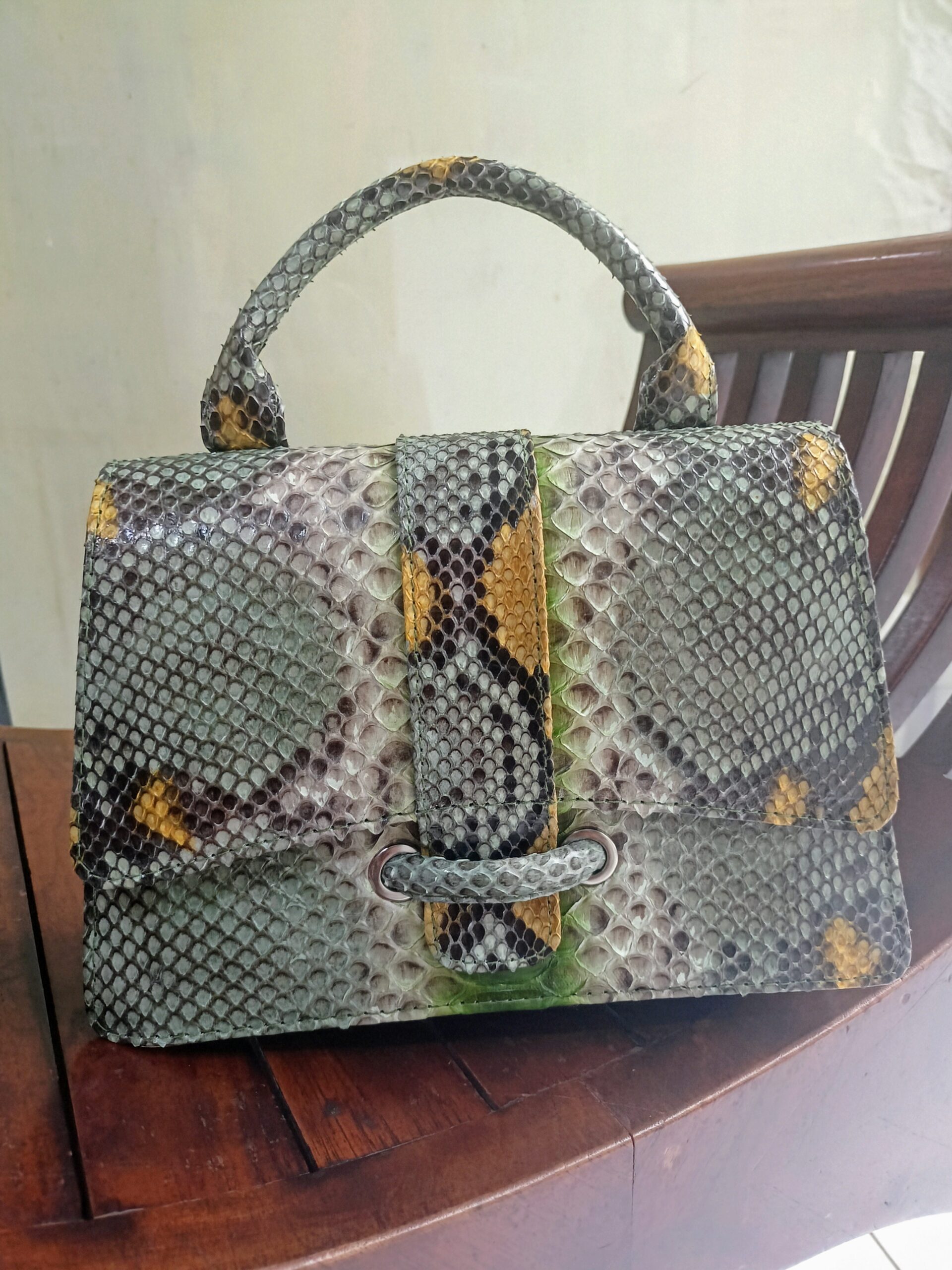 Genuine Phyton Skin Women's Purses women's shoulder bag - Image 6