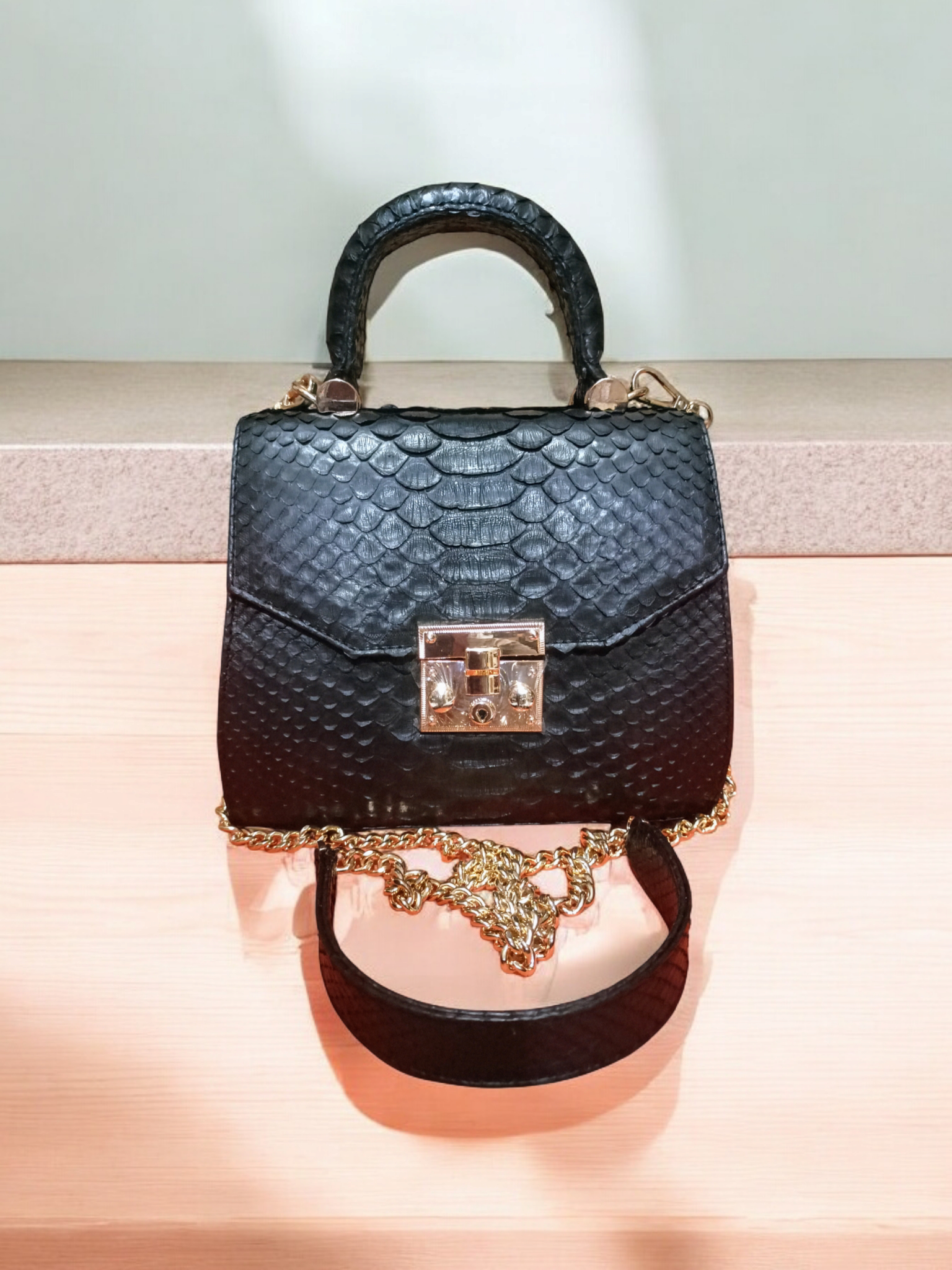 Handmade Genuine Snake Skin Women's Purses