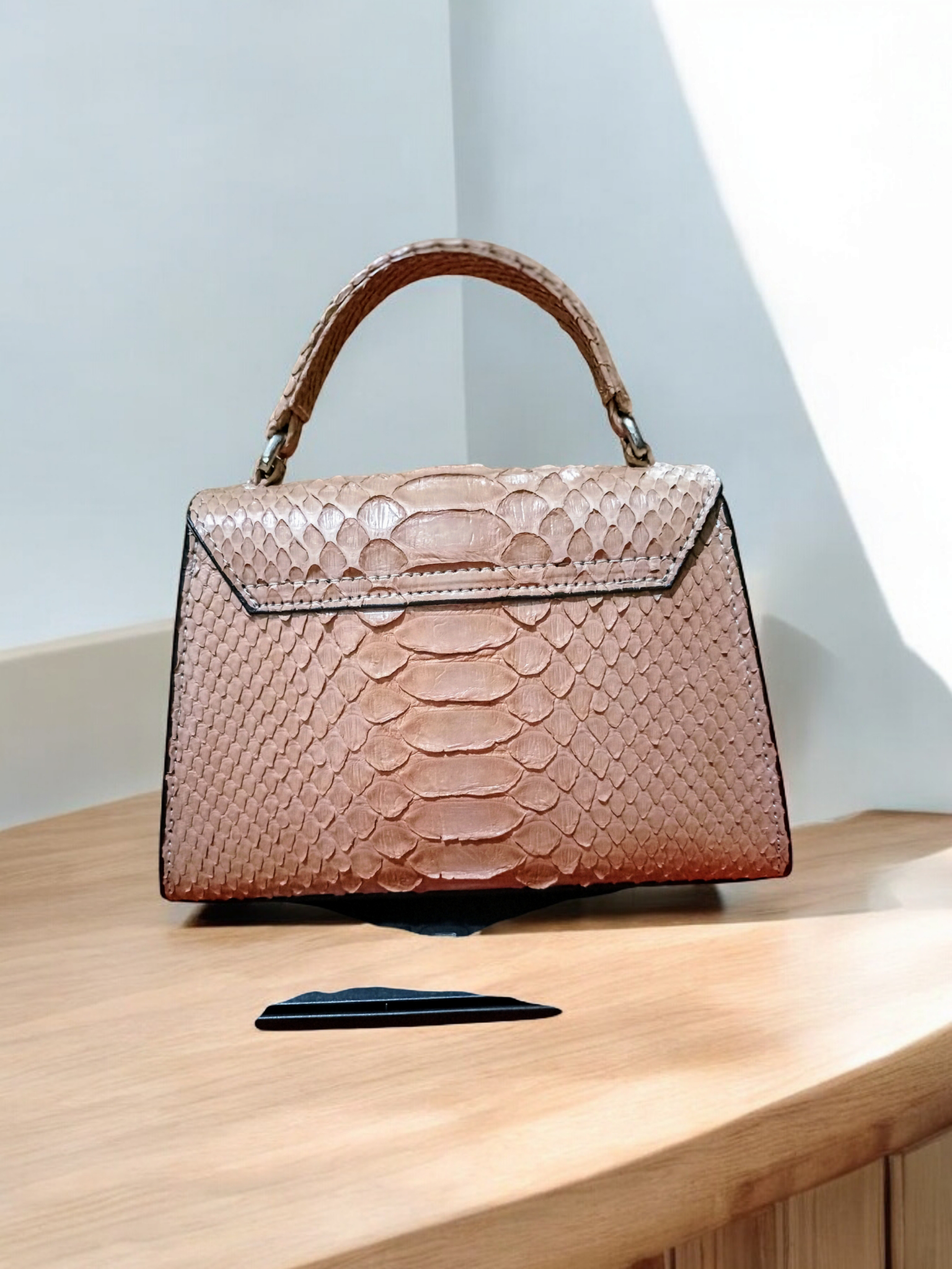 Handmade Snake Skin Women's Small bag women's shoulder bag - Image 2