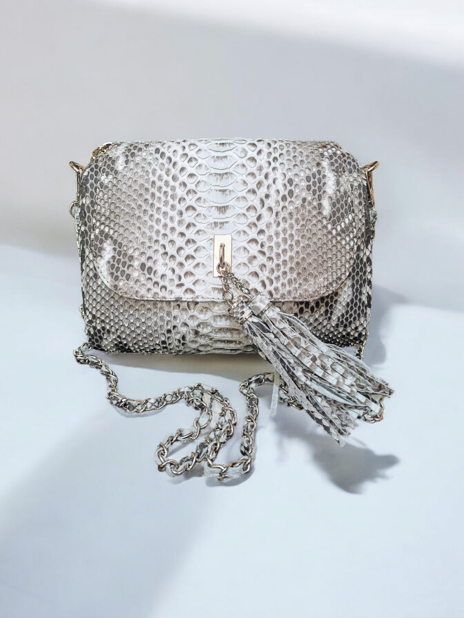 Handmade Snake Skin Women's Shoulder Bags