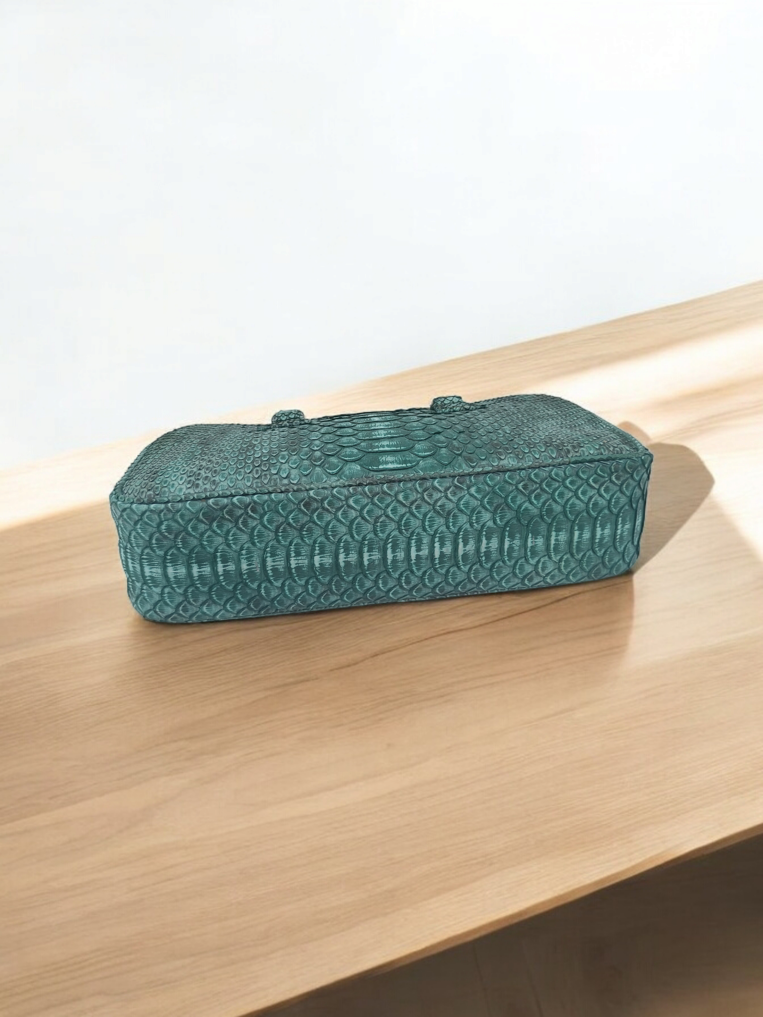 Handmade Snake Skin Women's Top Handle - Image 2