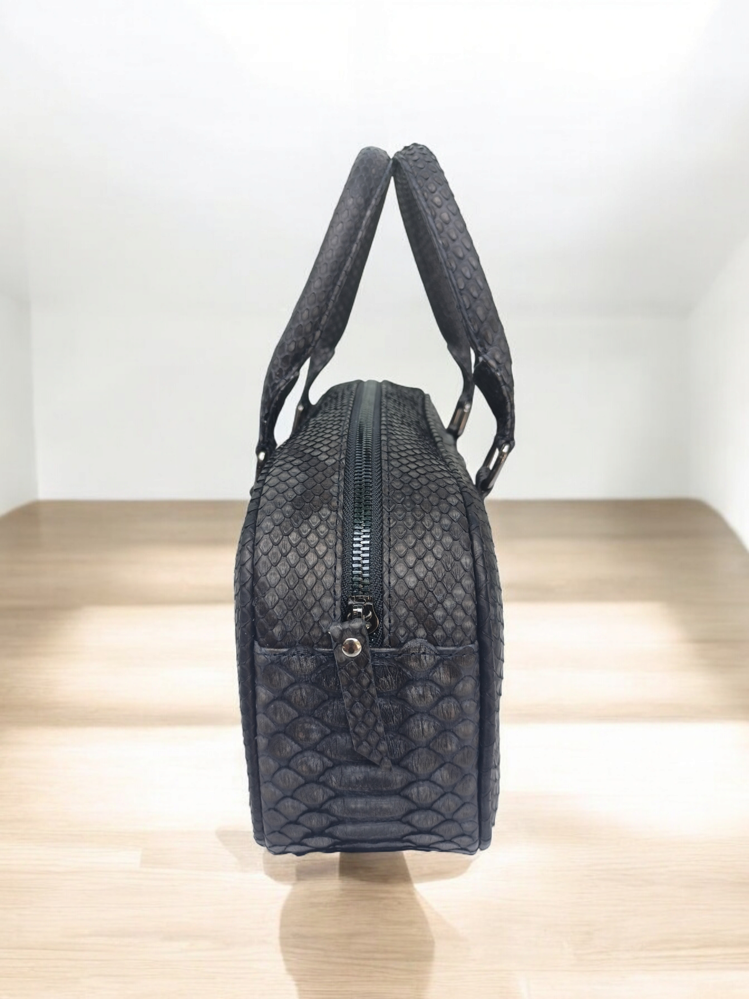 Handmade Snake Skin Women's Top Handle - Image 2