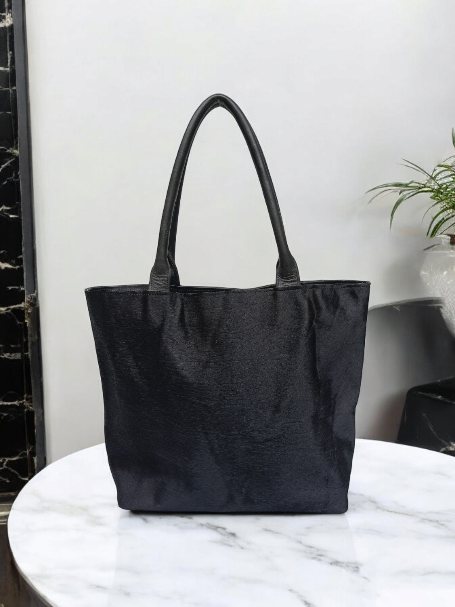 Handmade Genuine Cow Skin Women's Tote